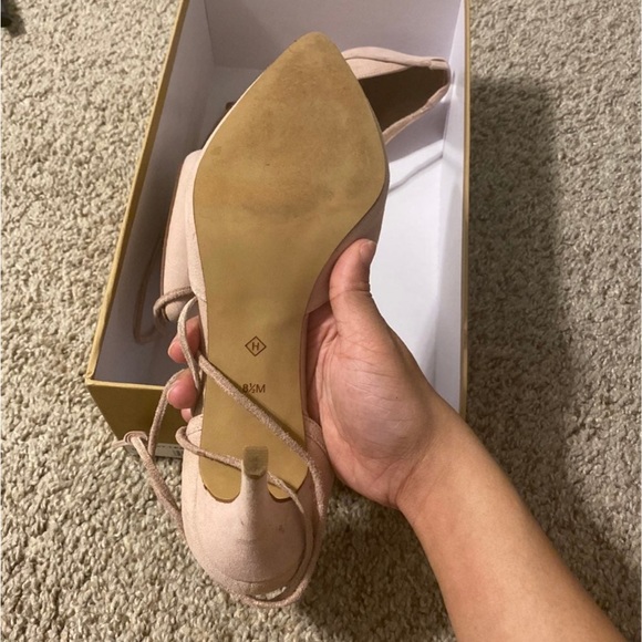 Suede lace up heels - Picture 2 of 2